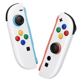 eXtremeRate DIY Replacement Full Set Shell Case with Buttons for Joycon 2 of Nintendo Switch 2 - Essence Version - White - BSUNTM008