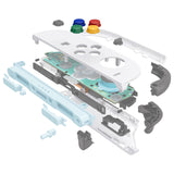eXtremeRate DIY Replacement Full Set Shell Case with Buttons for Joycon 2 of Nintendo Switch 2 - Essence Version - White - BSUNTM008