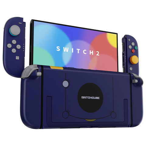 eXtremeRate DIY Replacement Full Set Shells with Buttons for Nintendo Switch 2 - Deluxe Version - Classic SwitchCube Style - QGRNTY002