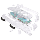 eXtremeRate DIY Replacement Full Set Shells with Buttons for Nintendo Switch 2 - Deluxe Version - Clear - QGRNTM006