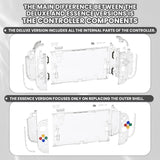 eXtremeRate DIY Replacement Full Set Shells with Buttons for Nintendo Switch 2 - Deluxe Version - Glow in Dark - Green - QGRNTM007
