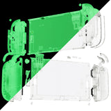 eXtremeRate DIY Replacement Full Set Shells with Buttons for Nintendo Switch 2 - Deluxe Version - Glow in Dark - Green - QGRNTM007