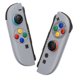 eXtremeRate DIY Replacement Full Set Shells with Buttons for Nintendo Switch 2 - Deluxe Version - SFC SNES Classic EU Style - QGRNTY001