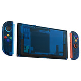 eXtremeRate DIY Replacement Full Set Shells with Buttons for Nintendo Switch 2 - Essence Version - Clear Blue - RHANTM005