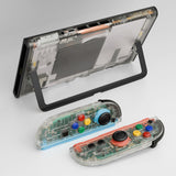 eXtremeRate DIY Replacement Full Set Shells with Buttons for Nintendo Switch 2 - Essence Version - Glow in Dark - Green - RHANTM007