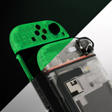 eXtremeRate DIY Replacement Full Set Shells with Buttons for Nintendo Switch 2 - Essence Version - Glow in Dark - Green - RHANTM007
