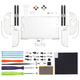 eXtremeRate DIY Replacement Full Set Shells with Buttons for Nintendo Switch 2 - Essence Version - Glow in Dark - Green - RHANTM007