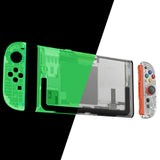 eXtremeRate DIY Replacement Full Set Shells with Buttons for Nintendo Switch 2 - Essence Version - Glow in Dark - Green - RHANTM007