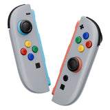 eXtremeRate DIY Replacement Full Set Shells with Buttons for Nintendo Switch 2 - Essence Version - New Hope Gray - RHANTM011