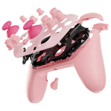 eXtremeRate DIY Replacement Full Set Shells with Buttons for Nintendo Switch 2 Pro Controller - Puffy Pink - QGSPTM006