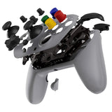 eXtremeRate DIY Replacement Full Set Shells with Buttons for Nintendo Switch 2 Pro Controller - SFC SNES Classic EU - QGSPTY002