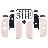 eXtremeRate Cherry Blossoms Joycon Handheld Controller Housing (D-Pad Version) with Full Set Buttons, DIY Replacement Shell Case for NS Switch JoyCon & OLED JoyCon - Console Shell NOT Included - JZP306