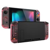 eXtremeRate Cherry Pink Joycon Handheld Controller Housing (D-Pad Version) with Full Set Buttons, DIY Replacement Shell Case for NS Switch JoyCon & OLED JoyCon - Console Shell NOT Included - JZM509