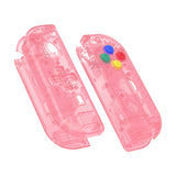 eXtremeRate Cherry Pink Joycon Handheld Controller Housing (D-Pad Version) with Full Set Buttons, DIY Replacement Shell Case for NS Switch JoyCon & OLED JoyCon - Console Shell NOT Included - JZM509