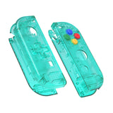 eXtremeRate Emerald Green Joycon Handheld Controller Housing (D-Pad Version) with Full Set Buttons, DIY Replacement Shell Case for NS Switch JoyCon & OLED JoyCon - Console Shell NOT Included - JZM508