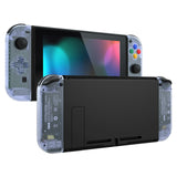 eXtremeRate Glacier Blue Joycon Handheld Controller Housing (D-Pad Version) with Full Set Buttons, DIY Replacement Shell Case for NS Switch JoyCon & OLED JoyCon - Console Shell NOT Included - JZM506