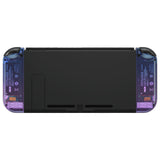 eXtremeRate Joycon Handheld Controller Gradient Translucent Bluebell Housing (D-Pad Version) with Full Set Buttons, DIY Replacement Shell Case for NS Switch JoyCon & OLED JoyCon – Joycon and Console NOT Included - JZP317