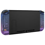 eXtremeRate Joycon Handheld Controller Gradient Translucent Bluebell Housing (D-Pad Version) with Full Set Buttons, DIY Replacement Shell Case for NS Switch JoyCon & OLED JoyCon – Joycon and Console NOT Included - JZP317