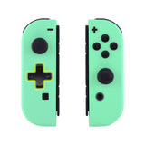 eXtremeRate Mint Green Joycon Handheld Controller Housing (D-Pad Version) with Full Set Buttons, DIY Replacement Shell Case for NS Switch JoyCon & OLED JoyCon - Console Shell NOT Included  - JZP308