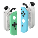 eXtremeRate Joycon Handheld Controller Mint Green & Heaven Blue Housing (D-Pad Version) with Full Set Buttons, DIY Replacement Shell Case for NS Switch JoyCon & OLED JoyCon – Joycon and Console NOT Included - JZP311