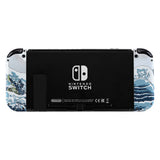 eXtremeRate The Great Wave Soft Touch Joycon Handheld Controller Housing (D-Pad Version) with Full Set Buttons, DIY Replacement Shell Case for NS Switch JoyCon & OLED JoyCon - Console Shell NOT Included - JZT103