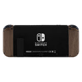 eXtremeRate Wood Grain Soft Touch Joycon Handheld Controller Housing (D-Pad Version) with Full Set Buttons, DIY Replacement Shell Case for NS Switch JoyCon & OLED JoyCon - Console Shell NOT Included - JZS201