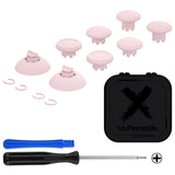 eXtremeRate EDGE Sticks Swappable Thumbsticks for PS5 & PS5 Edge & PS4 All Model Controllers - Cherry Blossoms Pink - P5J212
