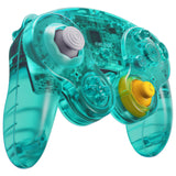 eXtremeRate Emerald Green Replacement Faceplate Backplate with Buttons for Nintendo GameCube Controller - GCNM5004