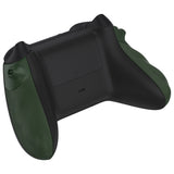 eXtremeRate FLEXOR Rubberized Side Rails Grips Trigger Stop Kit for Xbox Series X/S Controller & Xbox Core Controller - Diamond Textured Deep Pine Green - PX3Q3009