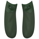 eXtremeRate FLEXOR Rubberized Side Rails Grips Trigger Stop Kit for Xbox Series X/S Controller & Xbox Core Controller - Diamond Textured Deep Pine Green - PX3Q3009