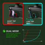 eXtremeRate FLEXOR Rubberized Side Rails Grips Trigger Stop Kit for Xbox Series X/S Controller & Xbox Core Controller - Diamond Textured Deep Pine Green - PX3Q3009