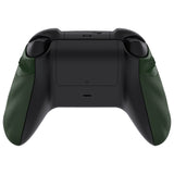 eXtremeRate FLEXOR Rubberized Side Rails Grips Trigger Stop Kit for Xbox Series X/S Controller & Xbox Core Controller - Diamond Textured Deep Pine Green - PX3Q3009