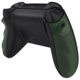 eXtremeRate FLEXOR Rubberized Side Rails Grips Trigger Stop Kit for Xbox Series X/S Controller & Xbox Core Controller - Diamond Textured Deep Pine Green - PX3Q3009