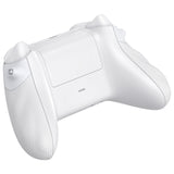 eXtremeRate FLEXOR Rubberized Side Rails Grips Trigger Stop Kit for Xbox Series X/S Controller & Xbox Core Controller - Diamond Textured Frosted White - PX3Q3013