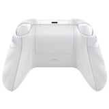 eXtremeRate FLEXOR Rubberized Side Rails Grips Trigger Stop Kit for Xbox Series X/S Controller & Xbox Core Controller - Diamond Textured Frosted White - PX3Q3013