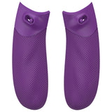 eXtremeRate FLEXOR Rubberized Side Rails Grips Trigger Stop Kit for Xbox Series X/S Controller & Xbox Core Controller - Diamond Textured Mist Purple - PX3Q3011