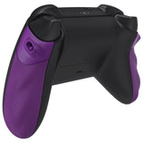 eXtremeRate FLEXOR Rubberized Side Rails Grips Trigger Stop Kit for Xbox Series X/S Controller & Xbox Core Controller - Diamond Textured Mist Purple - PX3Q3011
