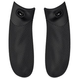 eXtremeRate FLEXOR Rubberized Side Rails Grips Trigger Stop Kit for Xbox Series X/S Controller & Xbox Core Controller - Diamond Textured Shadow Black - PX3Q3014