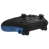eXtremeRate FLEXOR Rubberized Side Rails Grips Trigger Stop Kit for Xbox Series X/S Controller & Xbox Core Controller - Diamond Textured Yale Blue - PX3Q3008