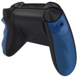 eXtremeRate FLEXOR Rubberized Side Rails Grips Trigger Stop Kit for Xbox Series X/S Controller & Xbox Core Controller - Diamond Textured Yale Blue - PX3Q3008