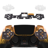 eXtremeRate Face Clicky Kit for PS5 Controller BDM-010 BDM-020 Face Buttons, Custom Hard Silicone Tactile Switch Dpad Action Buttons Mouse Click Kit for PS5 Controller BDM 010 020 - Without Controller - PFMD006V2