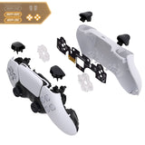 eXtremeRate Face Clicky Kit for PS5 Controller BDM-010 BDM-020 Face Buttons, Custom Hard Silicone Tactile Switch Dpad Action Buttons Mouse Click Kit for PS5 Controller BDM 010 020 - Without Controller - PFMD006V2