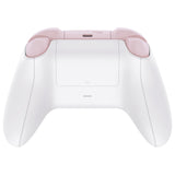 eXtremeRate Cherry Blossom Whisper Controller Full Set Housing Shell Case with Buttons for Xbox Series X/S Controller, Custom Replacement Side Rails Front Back Plate Cover for Xbox Core Controller - QX3T1006