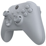 eXtremeRate New Hope Gray Controller Full Set Housing Shell Case with Buttons for Xbox Series X/S Controller, Custom Replacement Side Rails Front Back Plate Cover for Xbox Core Controller - QX3P3004