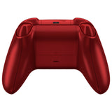 eXtremeRate Scarlet Red Controller Full Set Housing Shell Case with Buttons for Xbox Series X/S Controller, Custom Replacement Side Rails Front Back Plate Cover for Xbox Core Controller - QX3P3005