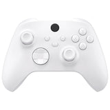 eXtremeRate White Controller Full Set Housing Shell Case with Buttons for Xbox Series X/S Controller, Custom Replacement Side Rails Front Back Plate Cover for Xbox Core Controller - QX3P3003