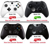 eXtremeRate Replacement Full Set Shell with Buttons for Xbox One Elite Series 2 & Elite 2 Core Controller (Model 1797) - Clear Black - QFJE2M004
