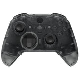 eXtremeRate Replacement Full Set Shell with Buttons for Xbox One Elite Series 2 & Elite 2 Core Controller (Model 1797) - Clear Black - QFJE2M004