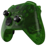 eXtremeRate Replacement Full Set Shell with Buttons for Xbox One Elite Series 2 & Elite 2 Core Controller (Model 1797) - Clear Green - QFJE2M003