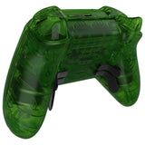 eXtremeRate Replacement Full Set Shell with Buttons for Xbox One Elite Series 2 & Elite 2 Core Controller (Model 1797) - Clear Green - QFJE2M003